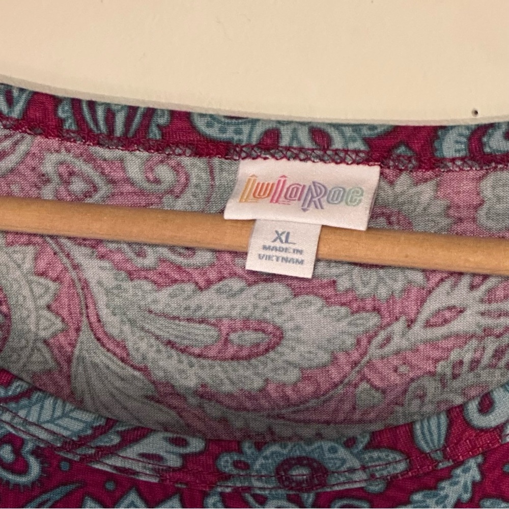 LuLaRoe Sz XL Jersey Dress - Picture 3 of 4